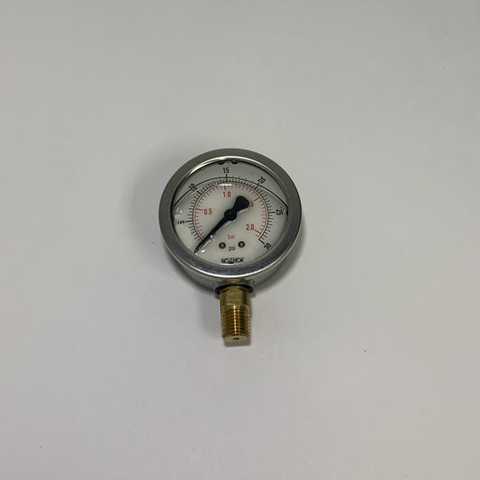 30 PSI Leak Detect / Oil Gauge